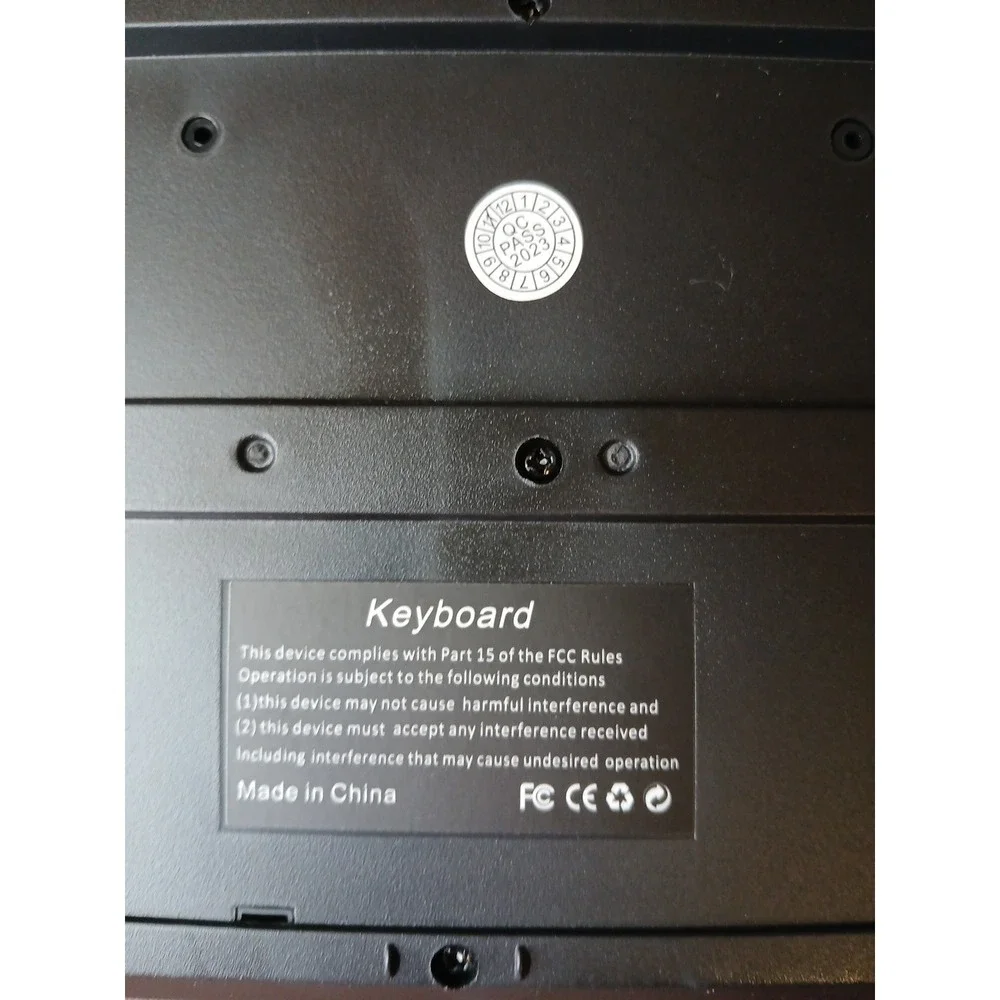 EZ Eyes™ USB Wired KEYBOARD Model KL-306B - Black‎ on Yellow - Large Print #1257